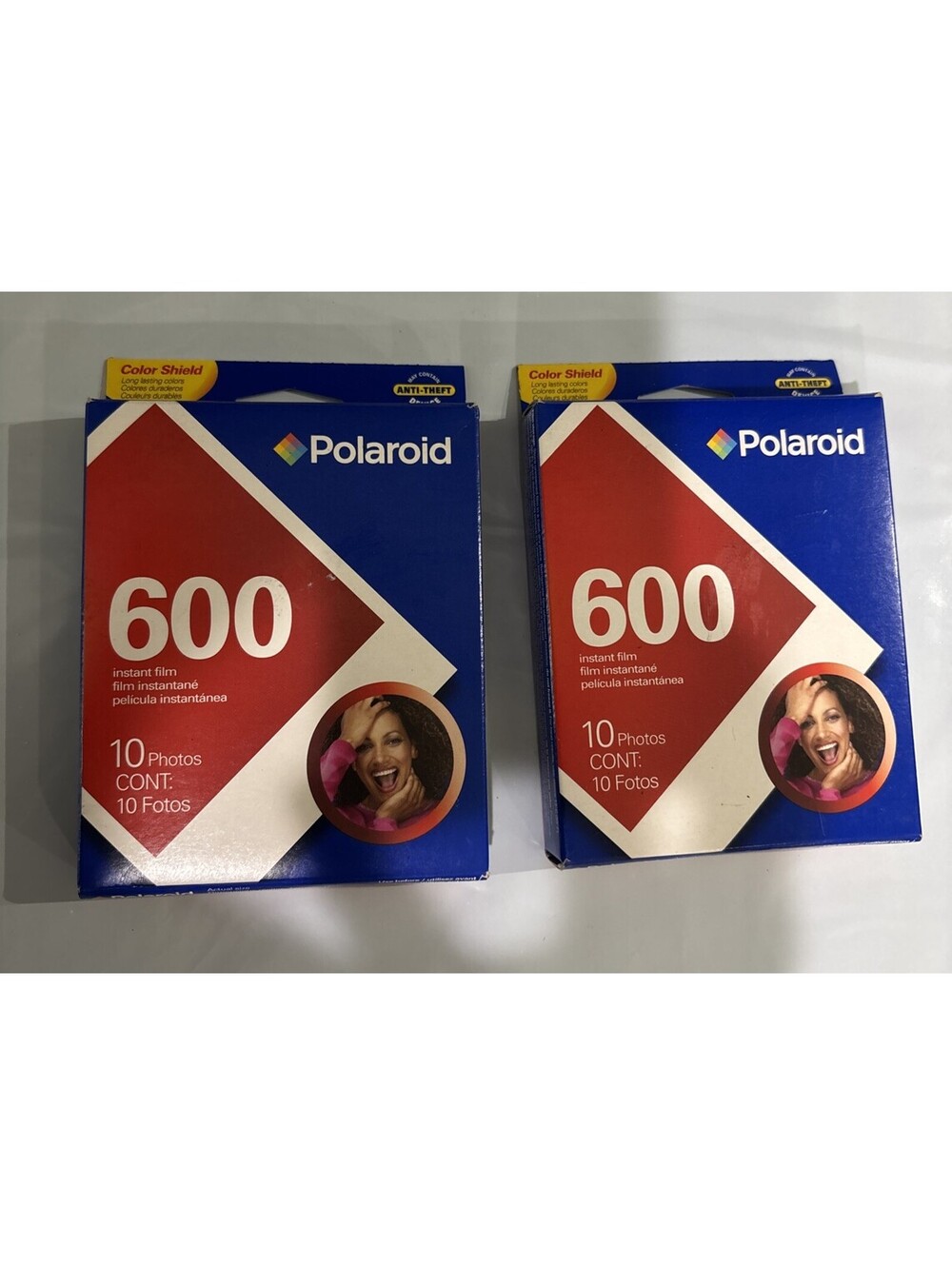 New 2 Packs Vintage Polaroid 600 instant Film Single Pack 20 Photos 2008, Sealed